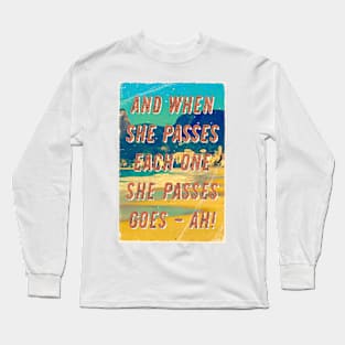 Girl from Ipanema #3 - Triptychon Long Sleeve T-Shirt